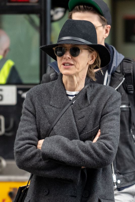 NAOMI WATTS at Heathrow Airport in London 03/08/2019