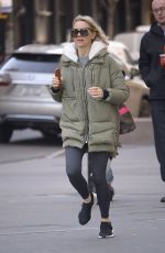 NAOMI WATTS Out Running in New York 03/28/2019