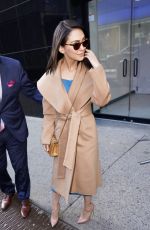NAZANIN BONIADI Arrives at Good Morning America in New York 03/18/2019