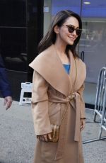 NAZANIN BONIADI Arrives at Good Morning America in New York 03/18/2019