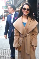 NAZANIN BONIADI Arrives at Good Morning America in New York 03/18/2019