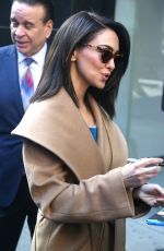NAZANIN BONIADI Arrives at Good Morning America in New York 03/18/2019