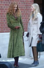 NICOLE KIDMAN and LILY RABE on the Set of The Undoing in New York 03/18/2019