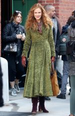 NICOLE KIDMAN and LILY RABE on the Set of The Undoing in New York 03/18/2019