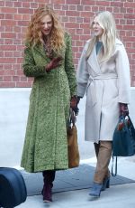 NICOLE KIDMAN and LILY RABE on the Set of The Undoing in New York 03/18/2019
