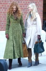 NICOLE KIDMAN and LILY RABE on the Set of The Undoing in New York 03/18/2019