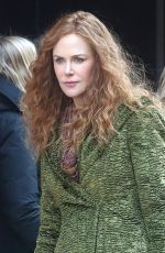 NICOLE KIDMAN and LILY RABE on the Set of The Undoing in New York 03/18/2019