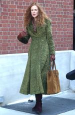 NICOLE KIDMAN and LILY RABE on the Set of The Undoing in New York 03/18/2019