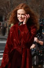 NICOLE KIDMAN on the Set of The Undoing in New York 03/14/2019