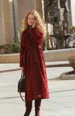 NICOLE KIDMAN on the Set of The Undoing in New York 03/14/2019