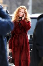 NICOLE KIDMAN on the Set of The Undoing in New York 03/14/2019