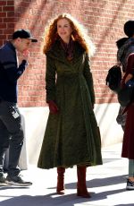 NICOLE KIDMAN on the Set of The Undoing in New York 03/18/2019