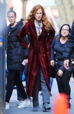 NICOLE KIDMAN on the Set of The Undoing in New York 03/20/2019