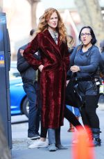 NICOLE KIDMAN on the Set of The Undoing in New York 03/20/2019