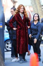 NICOLE KIDMAN on the Set of The Undoing in New York 03/20/2019