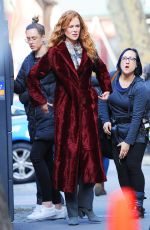 NICOLE KIDMAN on the Set of The Undoing in New York 03/20/2019