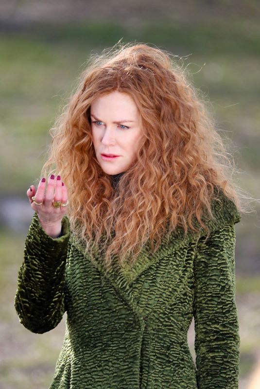 NICOLE KIDMAN on the Set of The Undoing in New York 03/27/2019