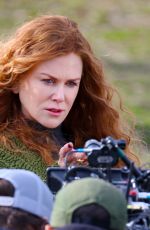 NICOLE KIDMAN on the Set of The Undoing in New York 03/27/2019