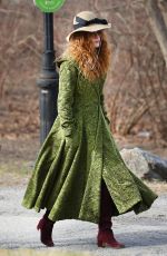 NICOLE KIDMAN on the Set of The Undoing in New York 03/27/2019