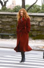 NICOLE KIDMAN on the Set of The Undoing in New York 03/29/2019