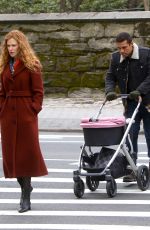 NICOLE KIDMAN on the Set of The Undoing in New York 03/29/2019