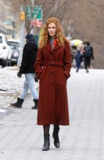 NICOLE KIDMAN on the Set of The Undoing in New York 03/29/2019