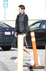 NICOLE MURPHY Out with Her Dog in Beverly Hills 03/07/2019