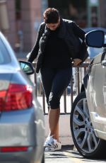 NICOLE MURPHY Out with Her Dog in Beverly Hills 03/07/2019