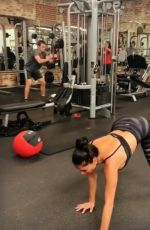 NICOLE SCHERZINGER Workout at a Gym, March 2019 - Instagram Pictures and Video