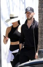 NIKKI BELLA and Artem Chigvintsev Out for Lunch in Los Angeles 03/16/2019