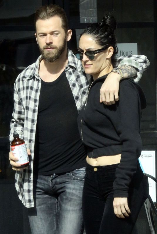 NIKKI BELLA and Artem Chigvintsev Out in Los Angeles 03/10/2019