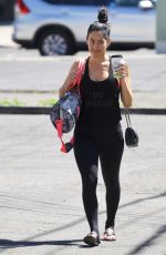 NIKKI BELLA Leaves Yoga Class in Santa Monica 03/17/2019