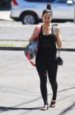 NIKKI BELLA Leaves Yoga Class in Santa Monica 03/17/2019