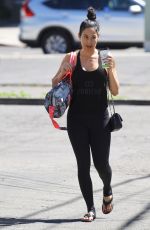 NIKKI BELLA Leaves Yoga Class in Santa Monica 03/17/2019