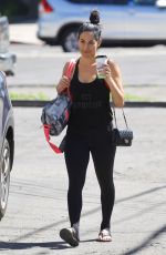NIKKI BELLA Leaves Yoga Class in Santa Monica 03/17/2019