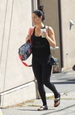 NIKKI BELLA Leaves Yoga Class in Santa Monica 03/17/2019