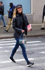 NINA AGDAL Out and About in New York 03/22/2019