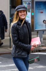 NINA AGDAL Out and About in New York 03/22/2019