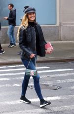 NINA AGDAL Out and About in New York 03/22/2019