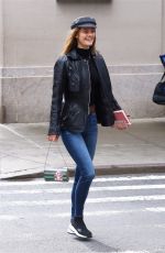 NINA AGDAL Out and About in New York 03/22/2019