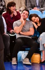 NINA DOBREV at Cleveland Cavaliers vs New York Knicks Game in New York 02/28/2019