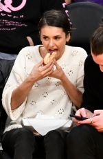 NINA DOBREV at LA Lakers vs Wizards Game in Los Angeles 03/26/2019