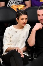 NINA DOBREV at LA Lakers vs Wizards Game in Los Angeles 03/26/2019