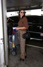 NINA DOBREV at LAX Airport in Los Angeles 03/06/2019