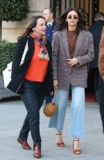 NINA DOBREV Leaves Her Hotel in Paris 03/02/2019