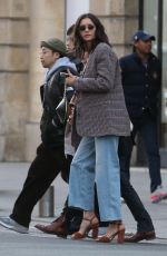 NINA DOBREV Leaves Her Hotel in Paris 03/02/2019