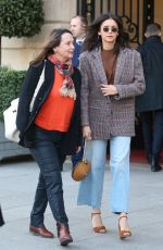 NINA DOBREV Leaves Her Hotel in Paris 03/02/2019