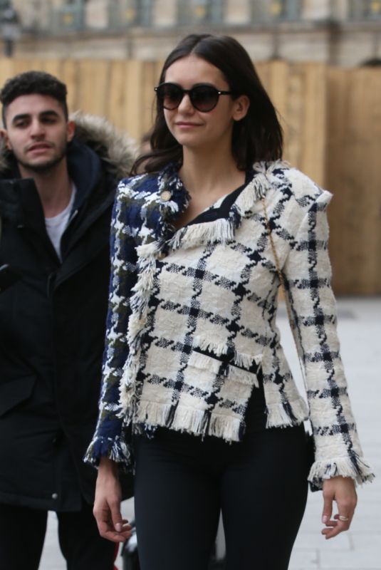 NINA DOBREV Leaves Ritz Hotel in Paris 03/06/2019