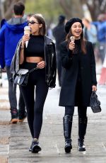 OLIVIA CULPO and CARA SANTANA Out for Ice Cream in West Hollywood 03/02/2019