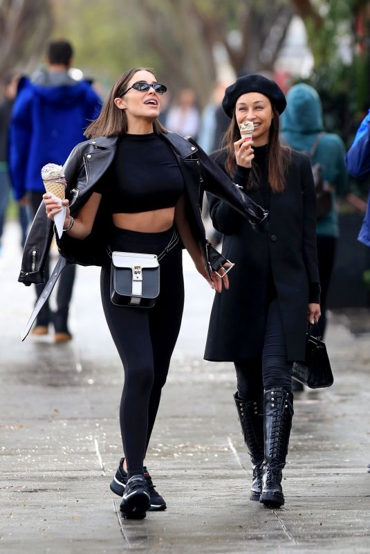 OLIVIA CULPO and CARA SANTANA Out for Ice Cream in West Hollywood 03/02/2019